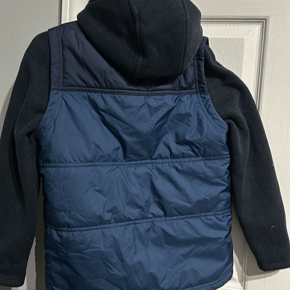 Boys blue north face jacket size 7/8 - Picture 7 of 7